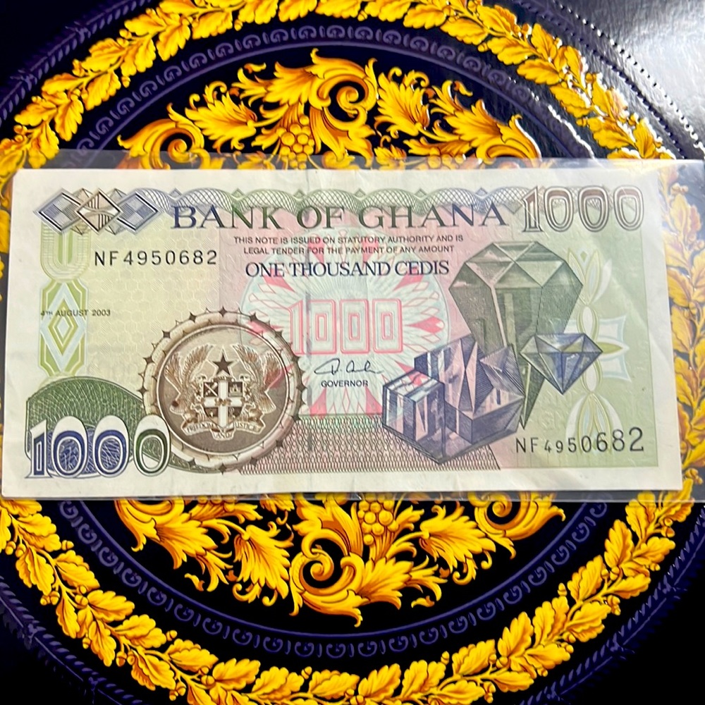 1000 CEDIS BANK NOTE OF GHANA